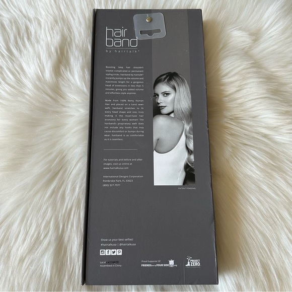 New Hairtalk Extensions Haorband 16”/40 3/BL CM - Picture 11 of 11